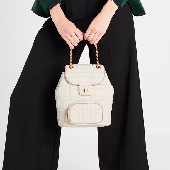 NWT KATE SPADE‎ Evelyn Quilted Small Leather Backpack - Picture 10 of 12